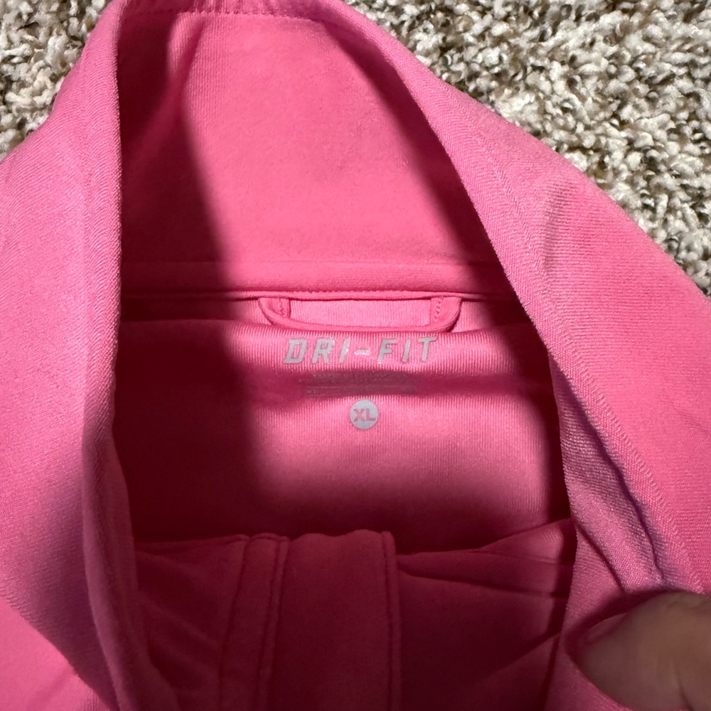 Nike Women's Rose Pink Full-Zip Bomber Jacket - Picture 5 of 6